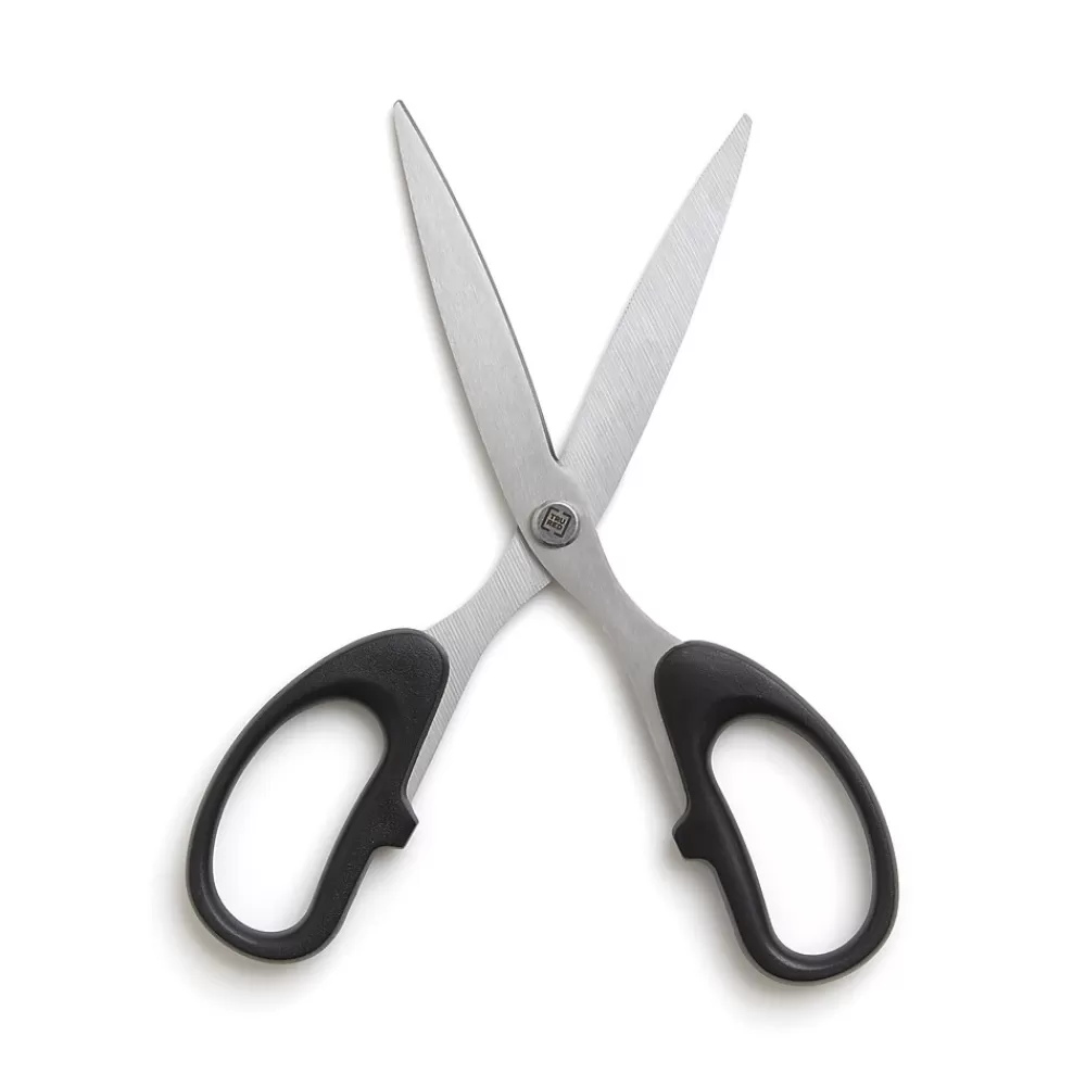 TRU RED Scissors<™ 7" Stainless Steel Scissors, Straight Handle, Right & Left Handed (TR55046)