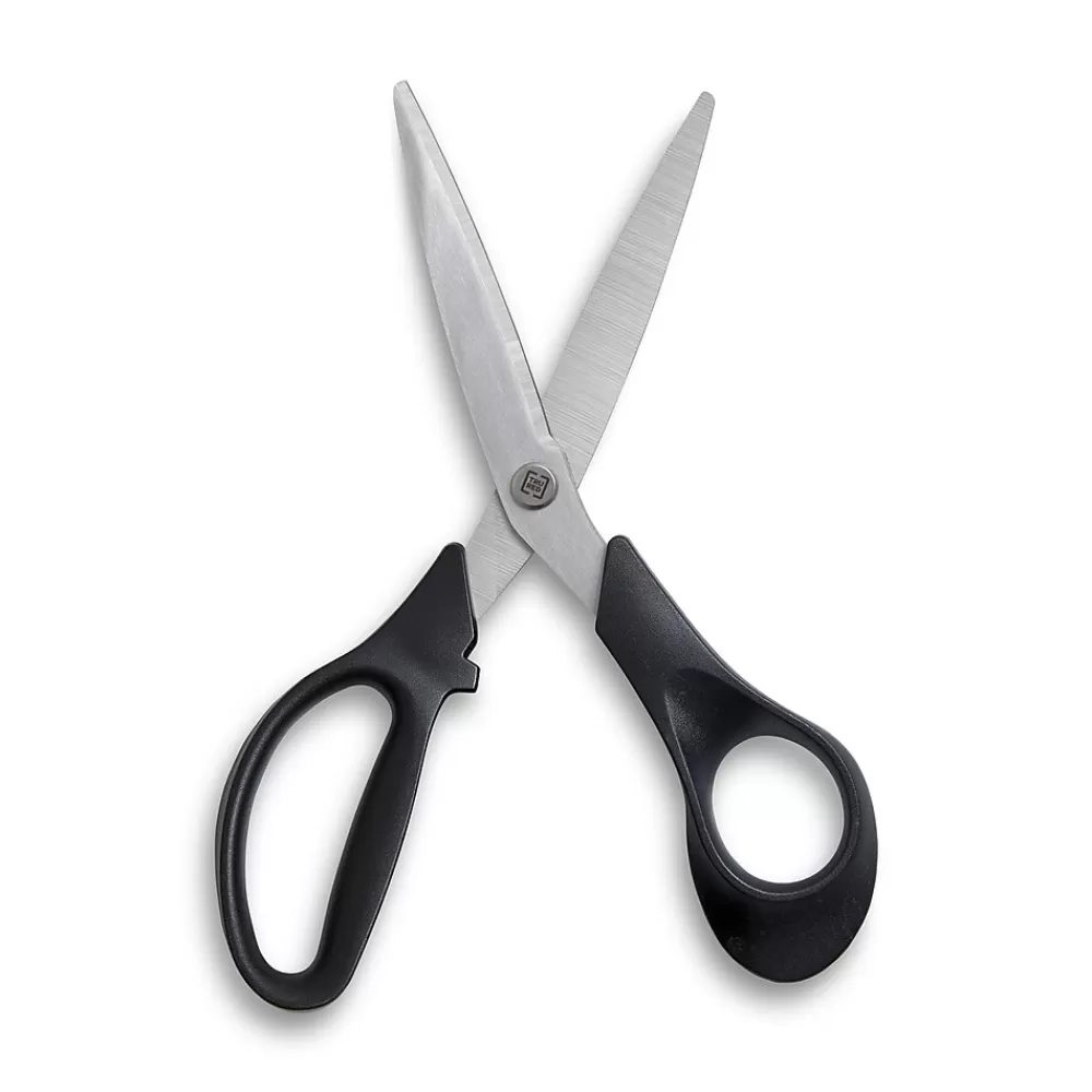 TRU RED Scissors<™ 8" Stainless Steel Scissors, Straight Handle (TR55032)