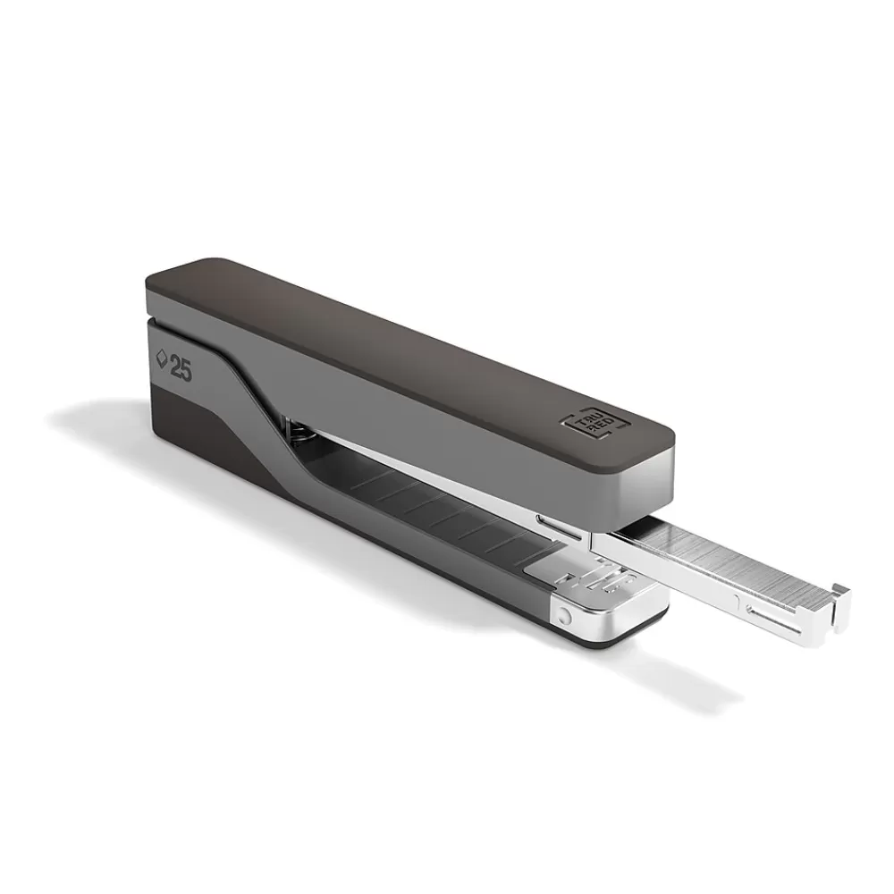 TRU RED Staplers<™ Desktop Stapler, 25 Sheet Capacity, Gray/Black (TR58079)