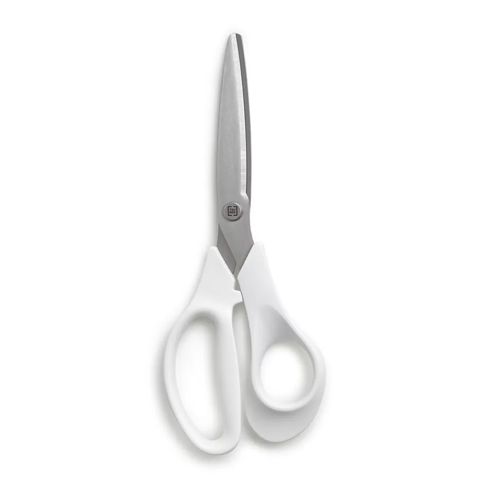 TRU RED Scissors<™ Ergonomic 8" Stainless Steel Scissors, Straight Handle, 2/Pack (TR55029)