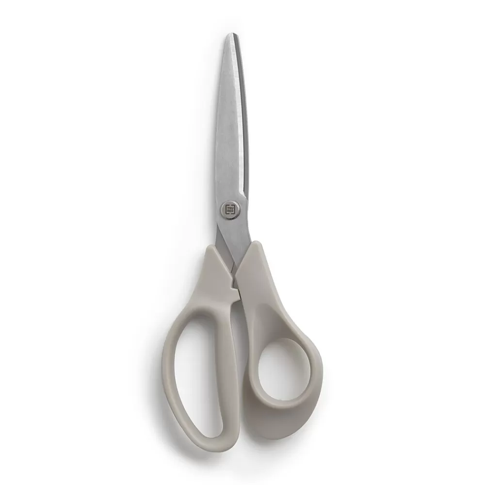 TRU RED Scissors<™ Ergonomic 8" Stainless Steel Scissors, Straight Handle (TR55031)