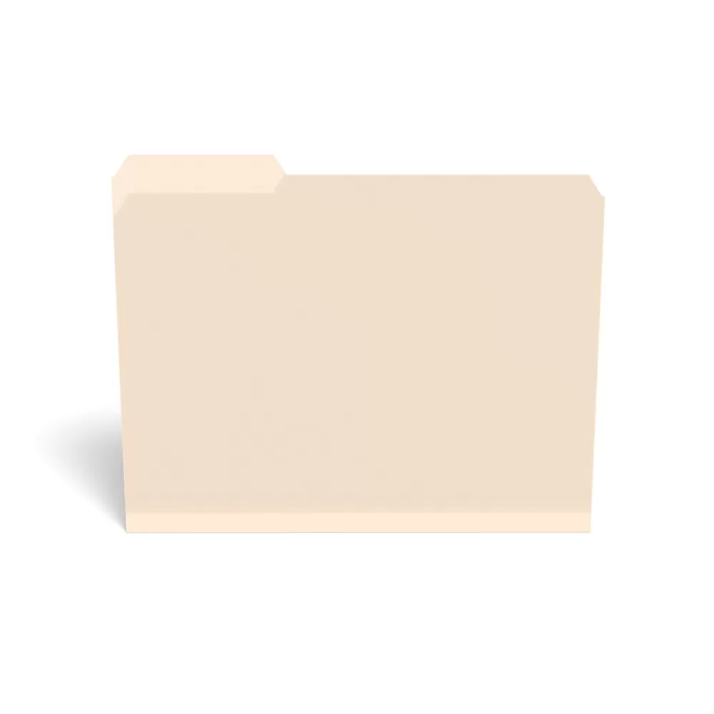 TRU RED File Folders<™ File Folder, 3-Tab, Letter Size, Manila, 12/Pack (TR36049)