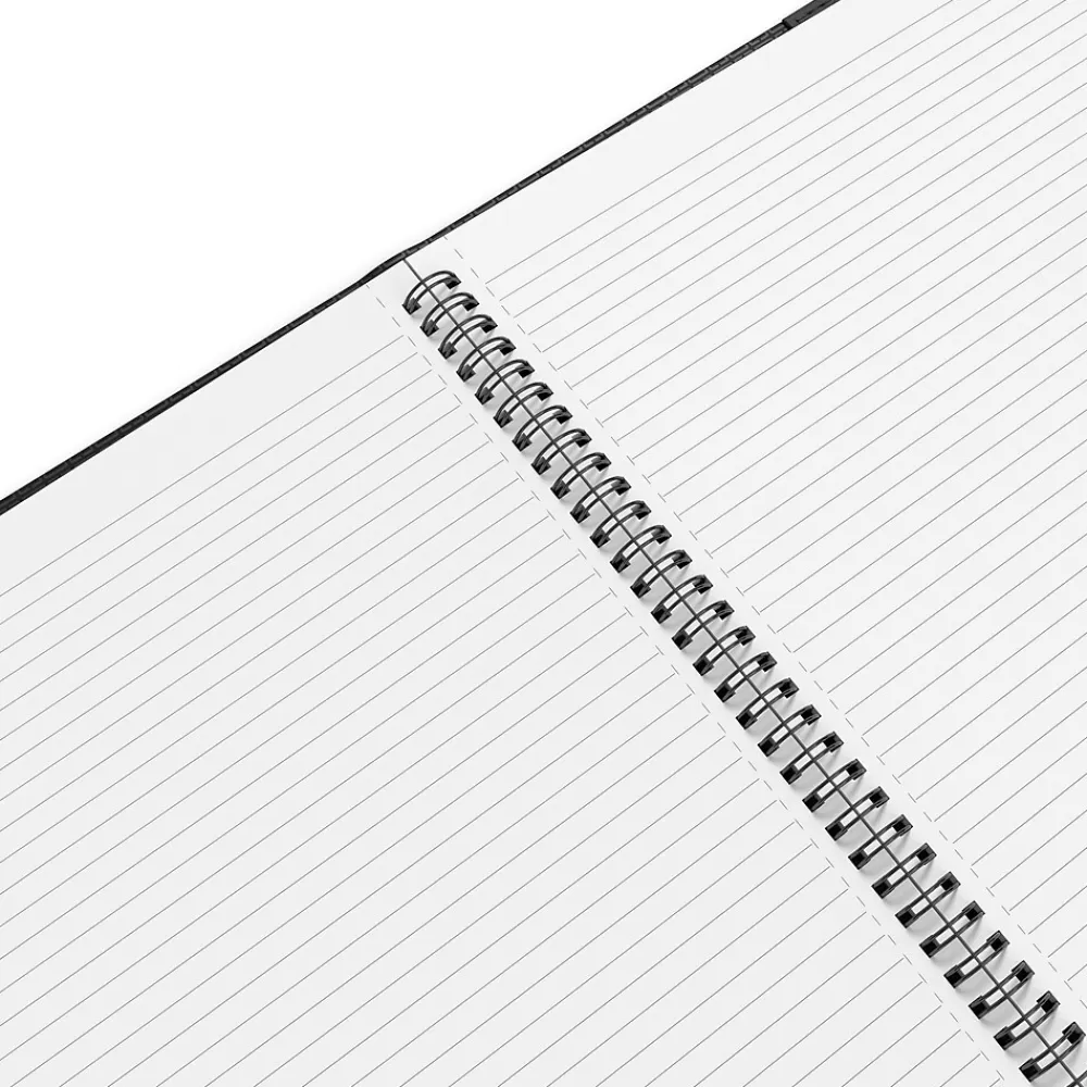 TRU RED Subject Notebooks<™ Large Folio Soft Cover Ruled Notebook, Black (TR54992)