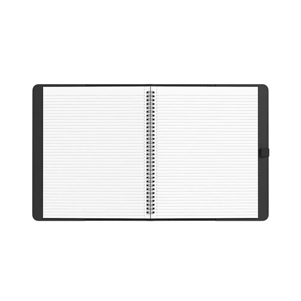 TRU RED Subject Notebooks<™ Large Folio Soft Cover Ruled Notebook, Black (TR54992)