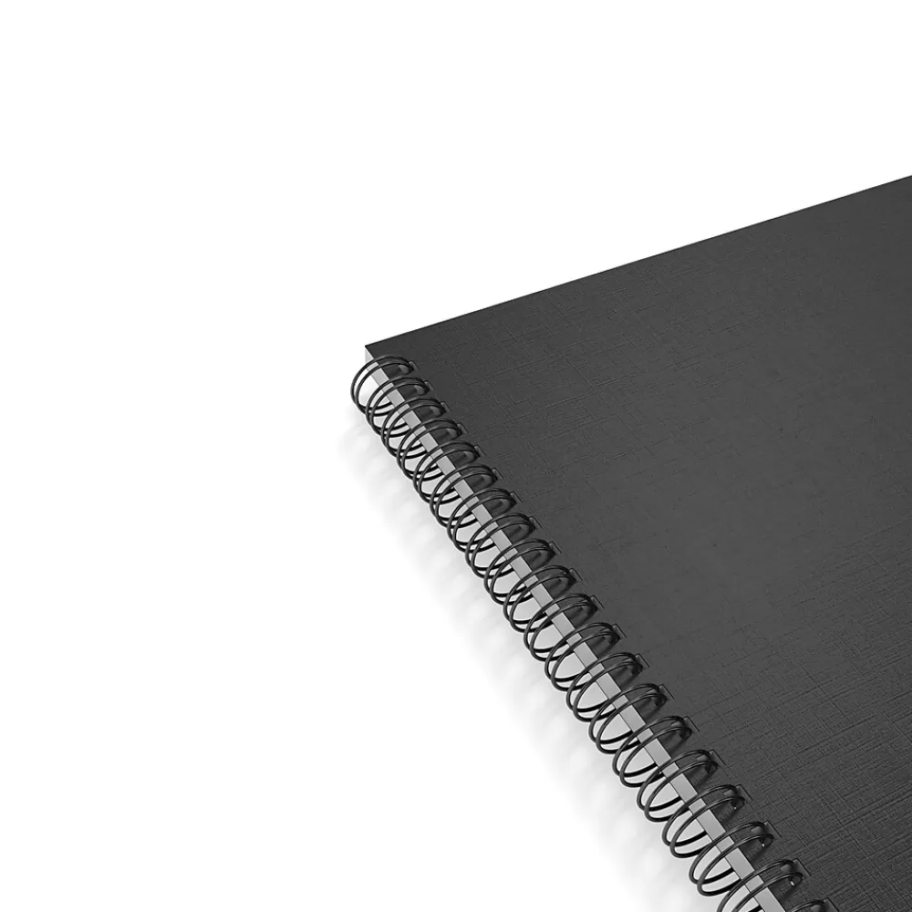 TRU RED Subject Notebooks<™ Large Soft Cover Meeting Notebook, Black (TR54985)