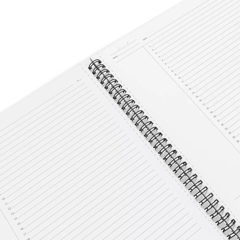 TRU RED Subject Notebooks<™ Large Soft Cover Project Planner Notebook, Black (TR54986)