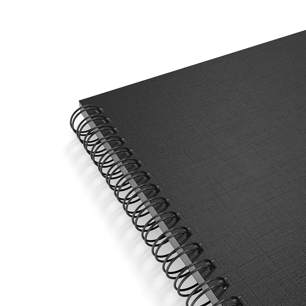 TRU RED Subject Notebooks<™ Medium Soft Cover Meeting Notebook, Black (TR54988)