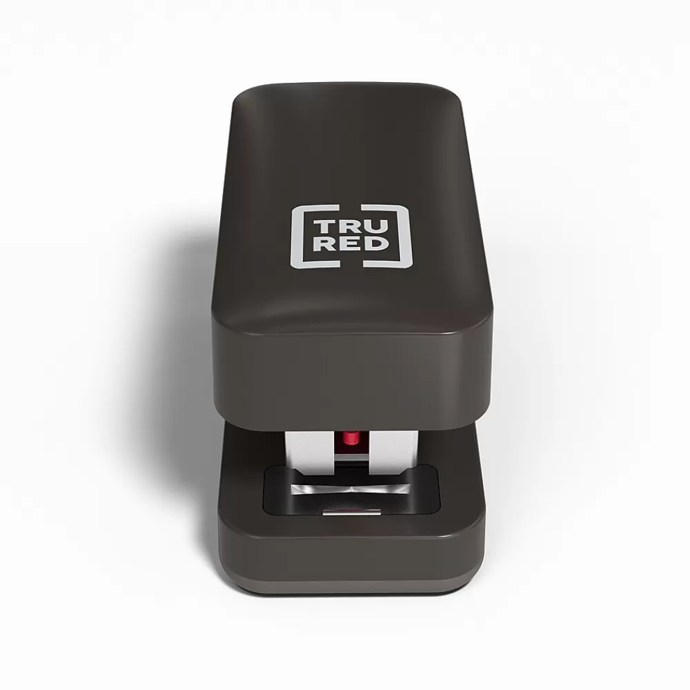 TRU RED Staplers<™ Mini Stapler, 10-Sheet Capacity, Black (TR58084)