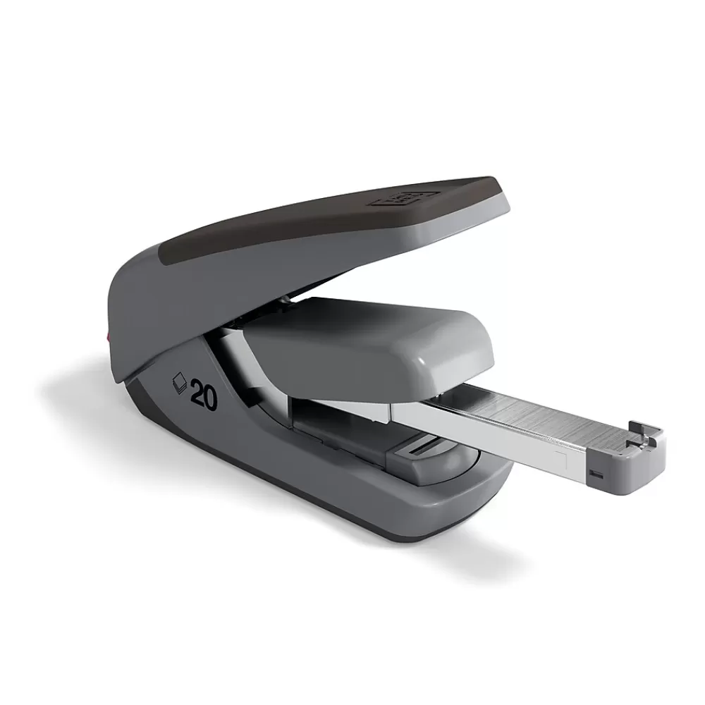 TRU RED Staplers<™ One-Touch CX4 Desktop Stapler, 20-Sheet Capacity, Black/Gray (TR58482)