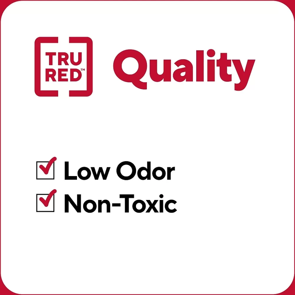 TRU RED Markers<™ Pen Dry Erase Markers, Fine Tip, Assorted, 4/Pack (TR61457/TR54562)