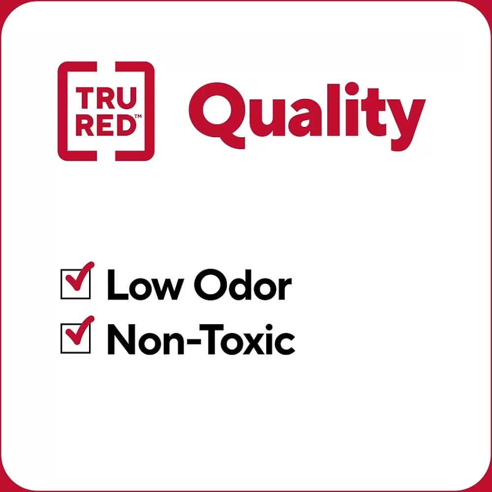 TRU RED Markers<™ Pen Dry Erase Markers, Ultra Fine Tip, Assorted, 4/Pack (TR61458/TR57422)
