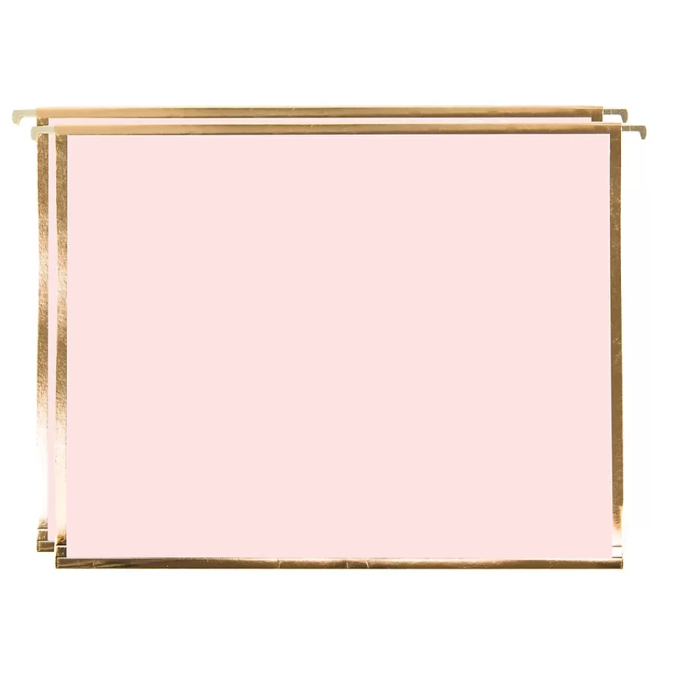 U Brands Hanging File Folders<Classic Heavy Duty Outline Hanging File Folders, Letter Size, Assorted, 6/Pack (3079U04-24)