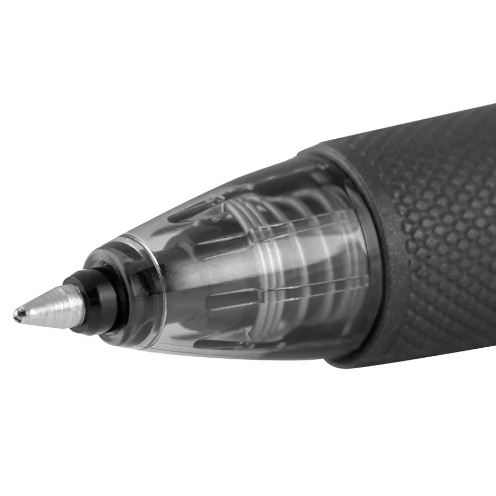 uni-ball Pens<uni Power Tank RT Ballpoint Pens, Medium Point, 1.0mm, Black Ink, 12/Pack (42070)
