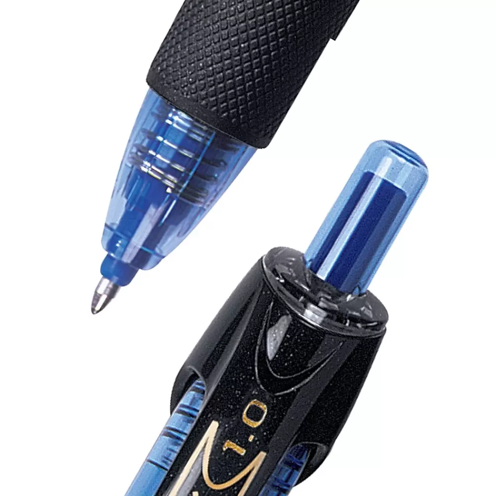 uni-ball Pens<uni Power Tank RT Ballpoint Pens, Medium Point, 1.0mm, Blue Ink, 12/Pack (42071)