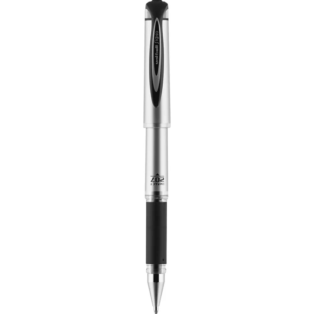 uni-ball Pens<uniball 207 Impact Gel Pens, Bold Point, 1.0mm, Black Ink (65800)