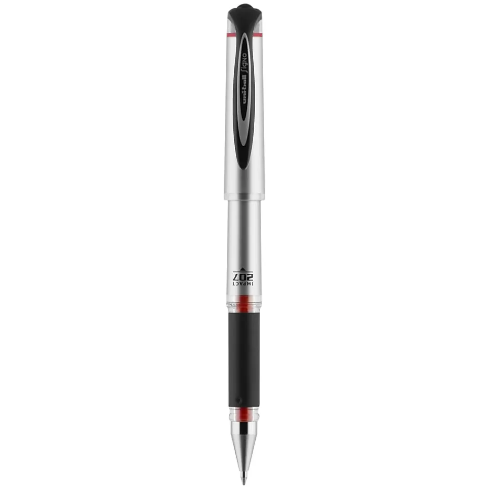 uni-ball Pens<uniball 207 Impact Gel Pens, Bold Point, 1.0mm, Red Ink (65802)