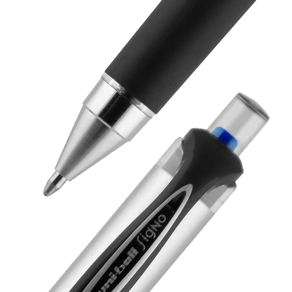uni-ball Pens<uniball 207 Impact Retractable Gel Pens, Bold Point, 1.0mm, Blue Ink (65871)