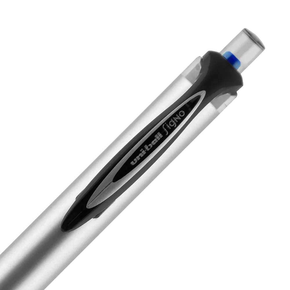 uni-ball Pens<uniball 207 Impact Retractable Gel Pens, Bold Point, 1.0mm, Blue Ink (65871)