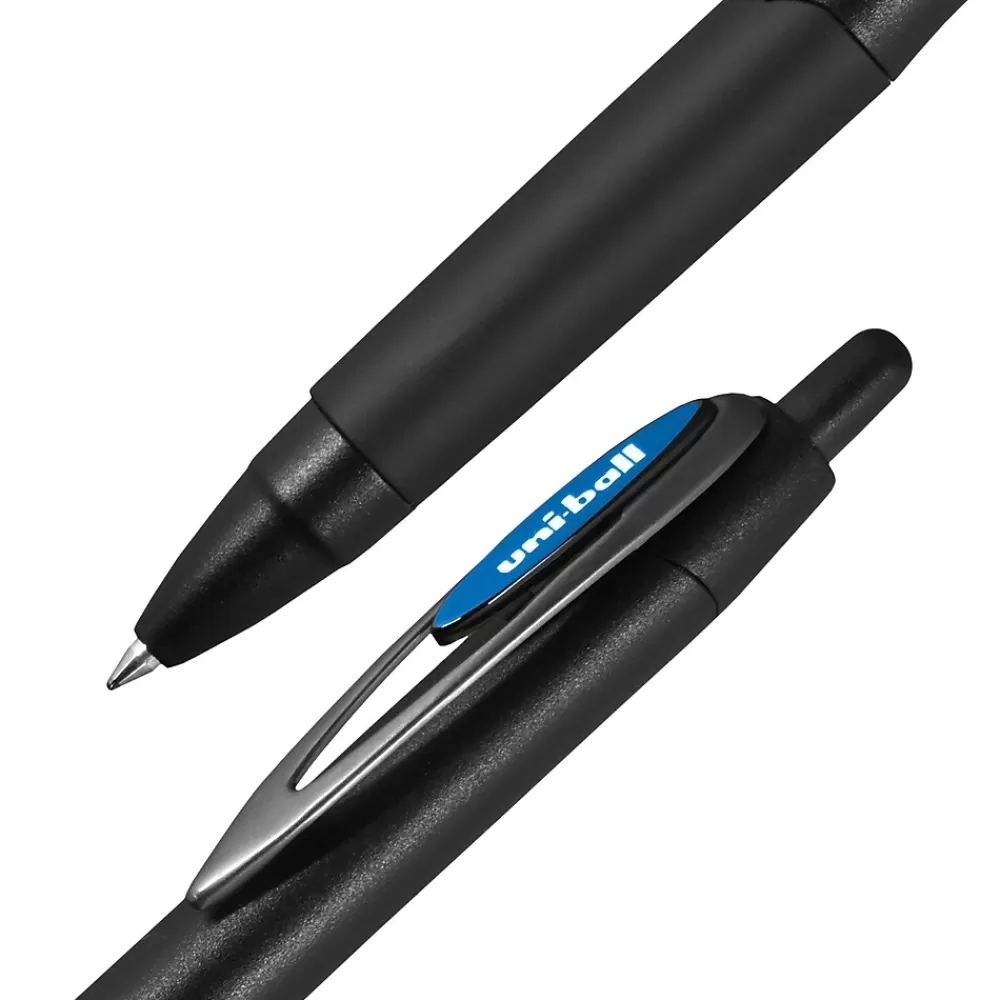uni-ball Pens<uniball 207 Plus+ Retractable Gel Pens, Medium Point, 0.7mm, Blue Ink, 4/Pack (70457)