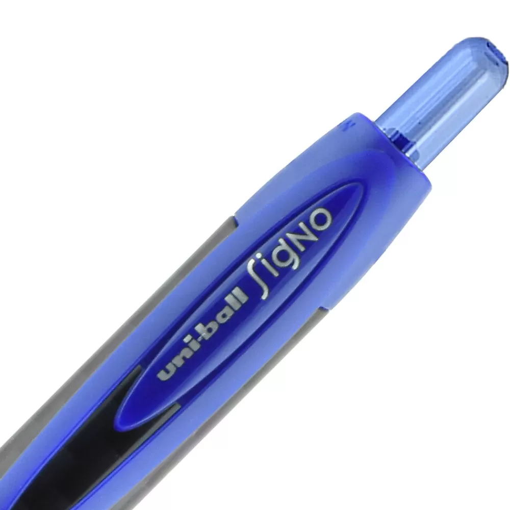 uni-ball Pens<uniball 307 Retractable Gel Pens, Medium Point, 0.7mm, Blue Ink, 3/Pack (1927593)
