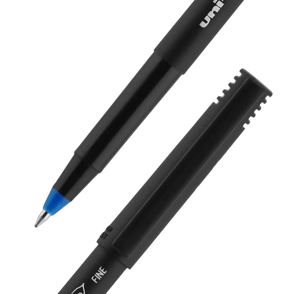 uni-ball Pens<uniball Onyx Rollerball Pens, Fine Point, 0.7mm, Blue Ink, 72/Box (2013568)