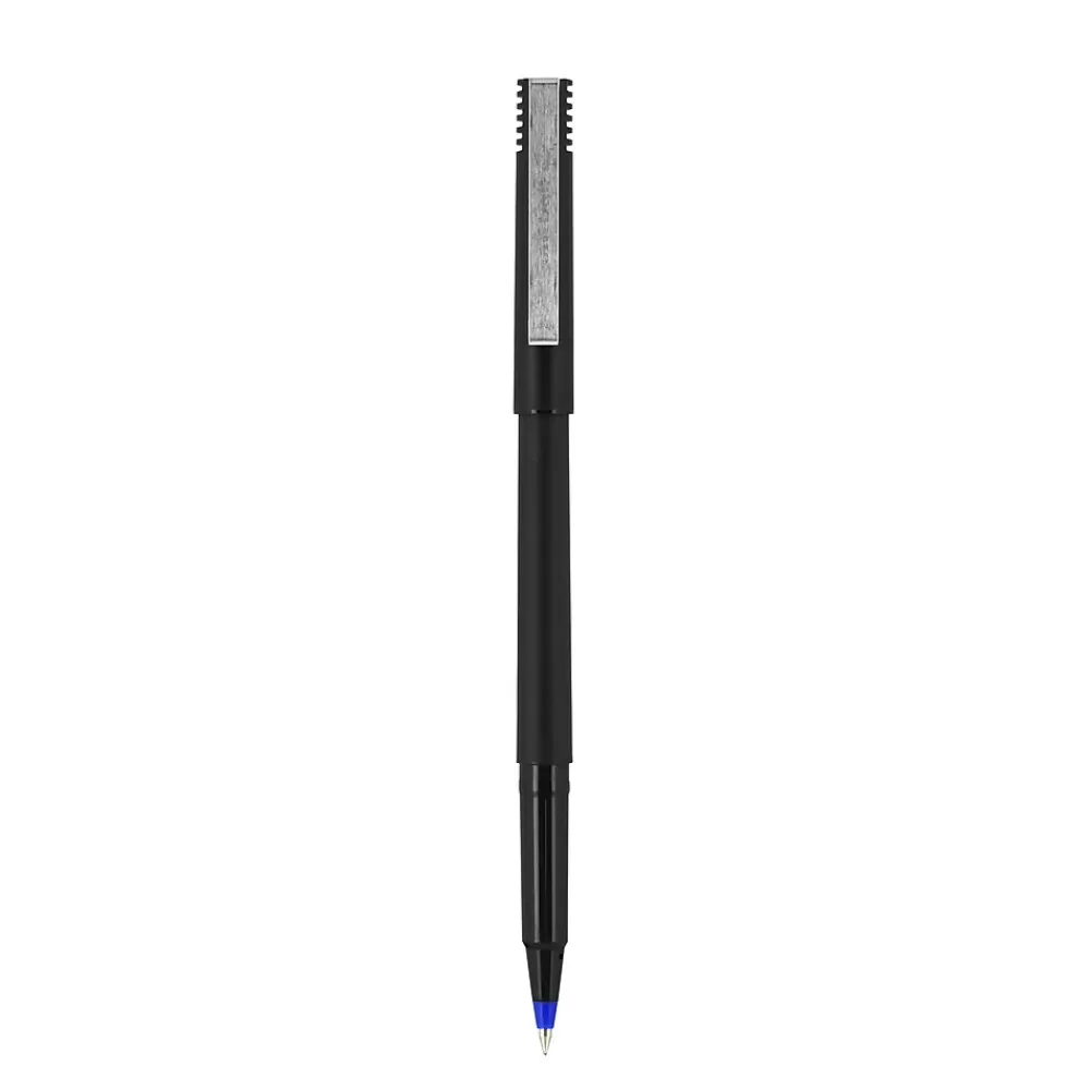 uni-ball Pens<uniball Roller Rollerball Pens, Micro Point, 0.5mm, Blue Ink (60153)