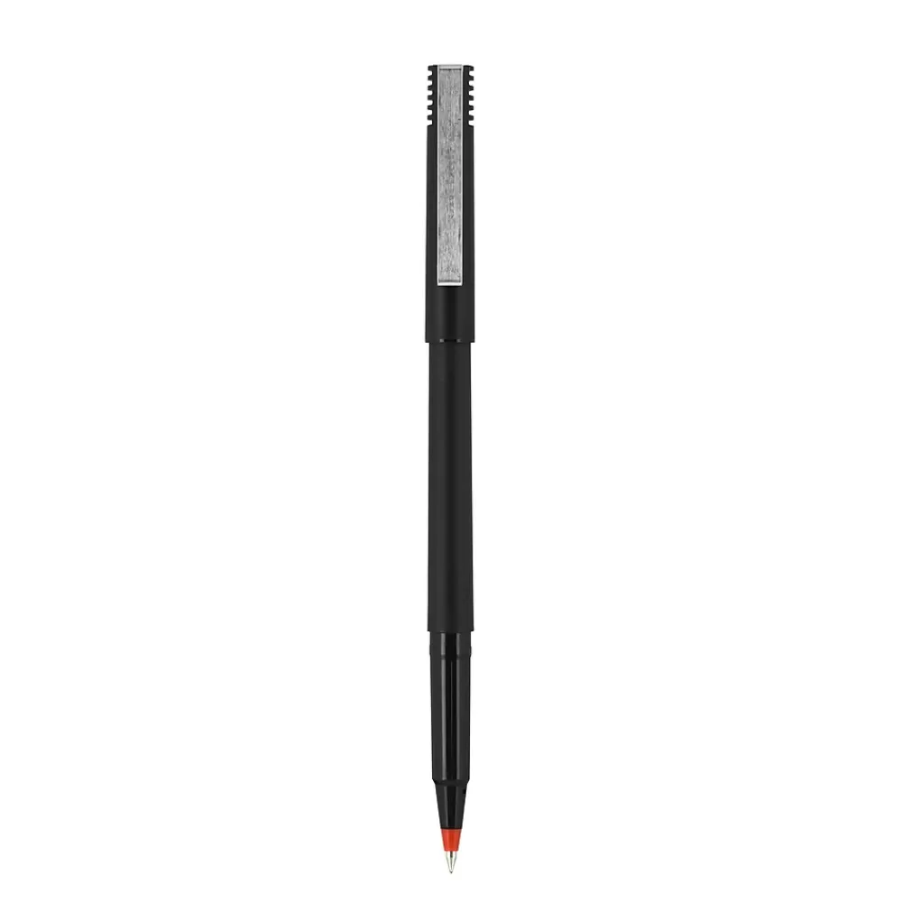 uni-ball Pens<uniball Roller Rollerball Pens, Micro Point, 0.5mm, Red Ink (60152)