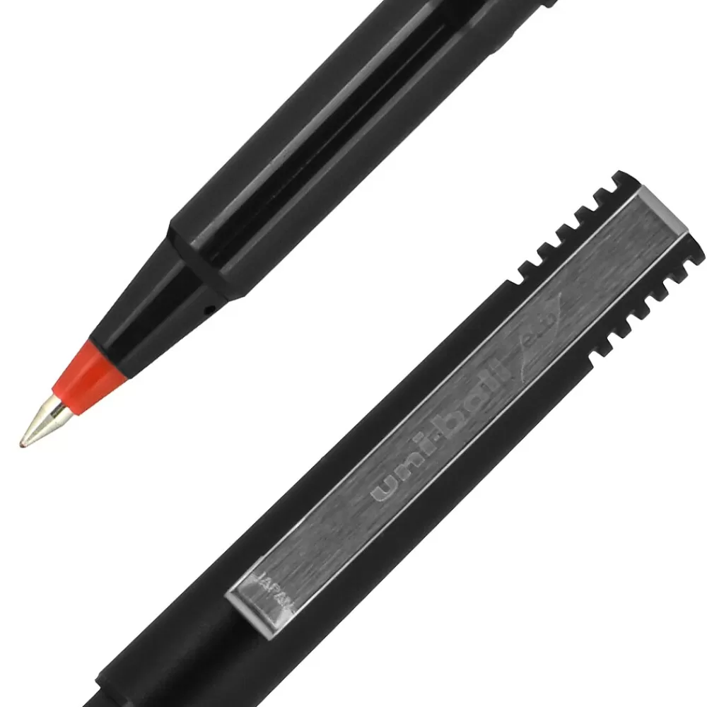 uni-ball Pens<uniball Roller Rollerball Pens, Micro Point, 0.5mm, Red Ink (60152)