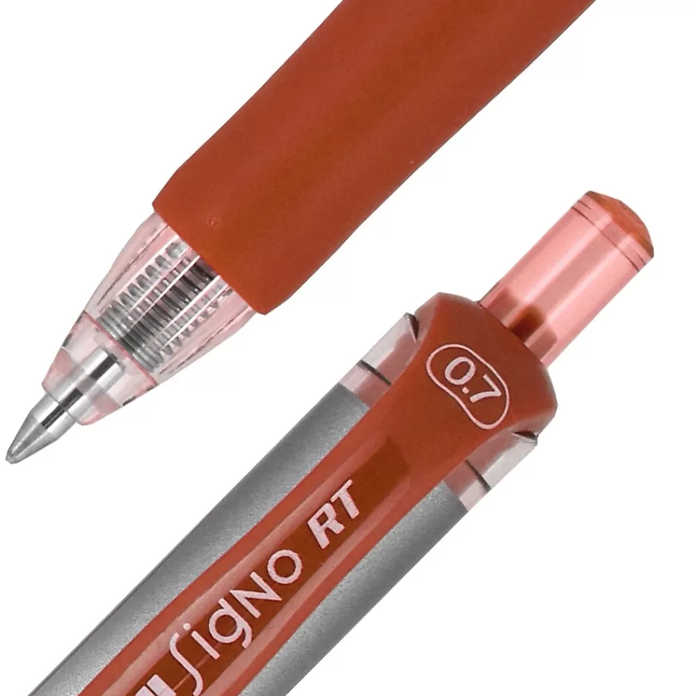 uni-ball Pens<uniball Signo RT Gel Pens, Medium Point, 0.7mm, Red Ink, Dozen (65942)