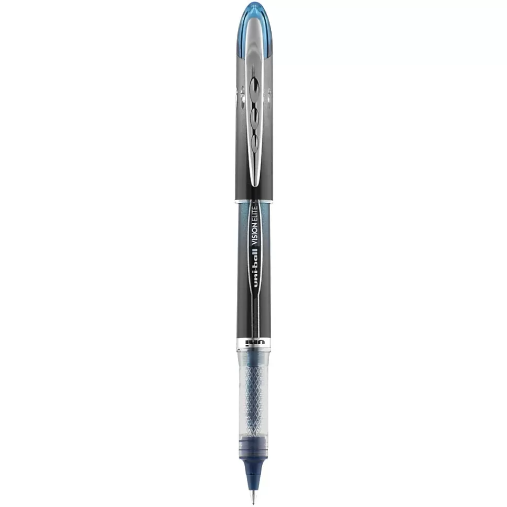uni-ball Pens<uniball Vision Elite BLX Rollerball Pens, Micro Point, 0.5mm, Blue Ink (69020)