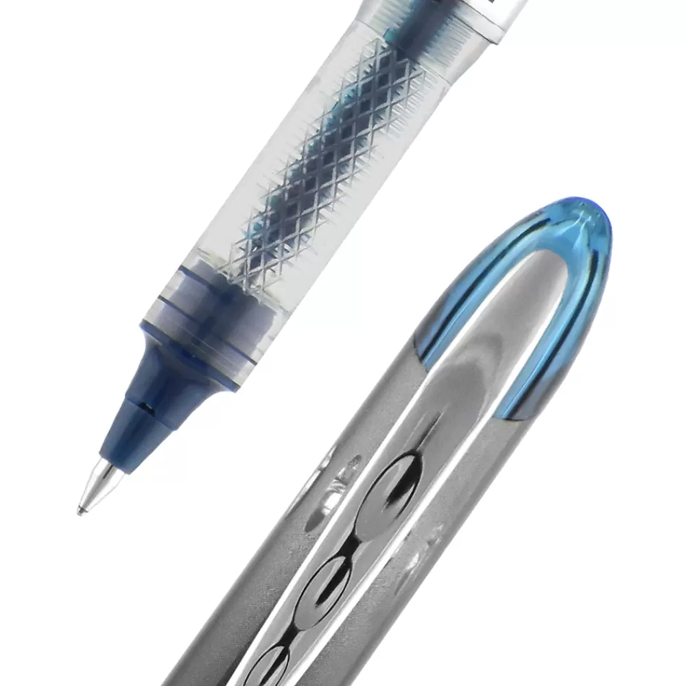 uni-ball Pens<uniball Vision Elite BLX Rollerball Pens, Micro Point, 0.5mm, Blue Ink (69020)