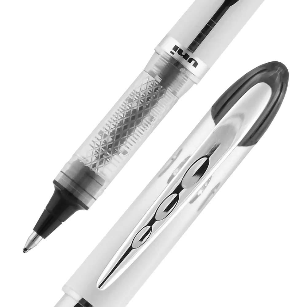 uni-ball Pens<uniball Vision Elite Rollerball Pen Refills, Bold Point, 0.8mm, Black Ink, 2/Pack (61233)