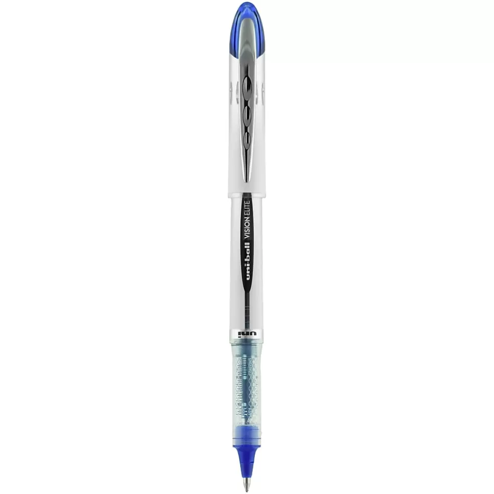 uni-ball Pens<uniball Vision Elite Rollerball Pens, Bold Point, 0.8mm, Blue Ink (69024)