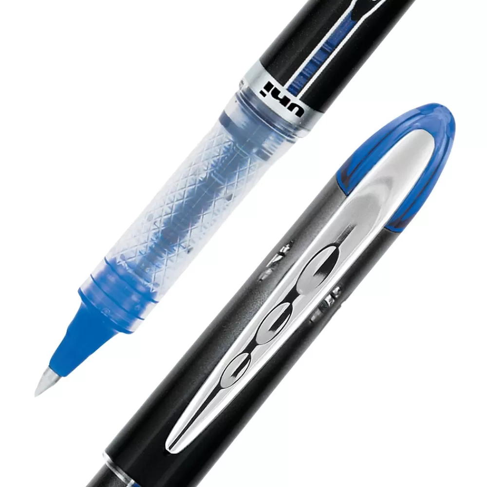 uni-ball Pens<uniball Vision Elite Rollerball Pens, Micro Point, 0.5mm, Blue Ink (69021)