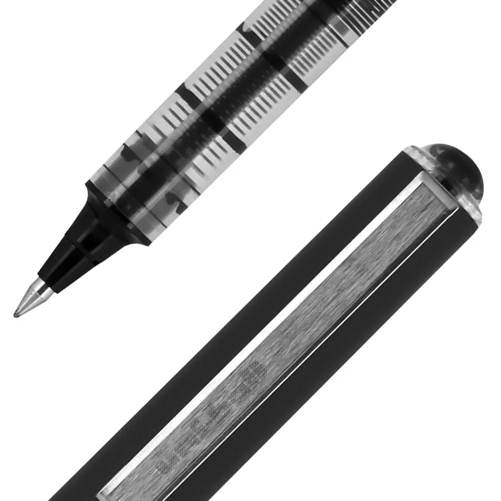 uni-ball Pens<uniball Vision Rollerball Pens, Micro Point, 0.5mm, Black Ink (60106)