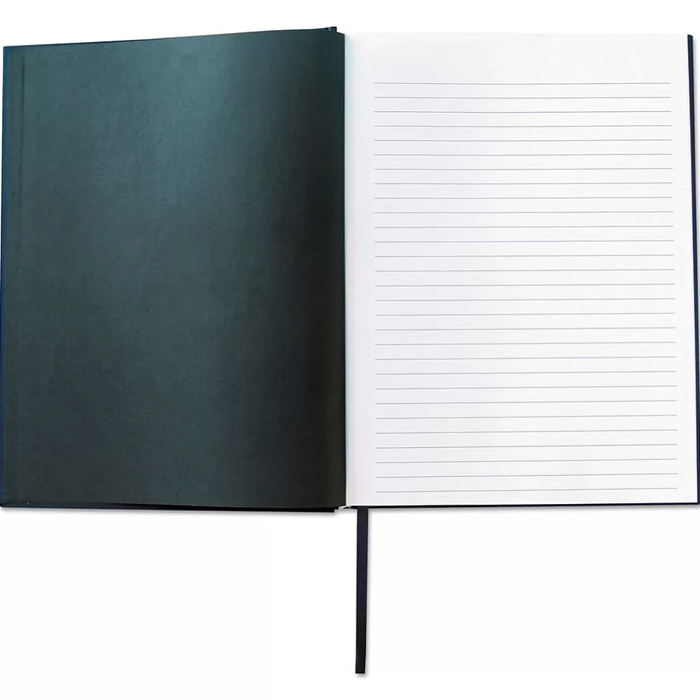 Universal Subject Notebooks<Casebound Hardcover Notebook, Dark Blue Linen, 1-Subjects, 10 1/4 x 7 5/8, Each (66352)