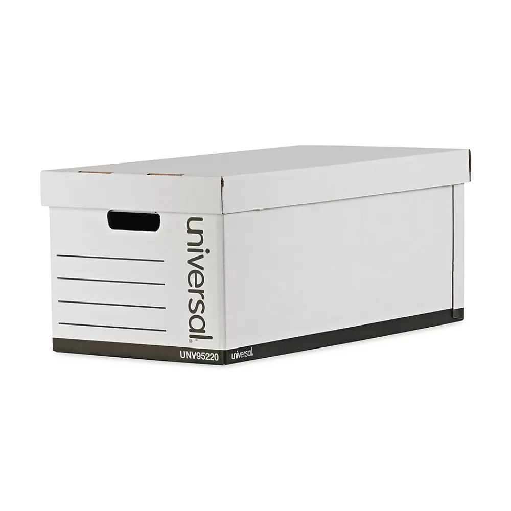 Universal File Storage<Corrugated File Box with Lift Off Lid, 12/Carton (UNV95220)