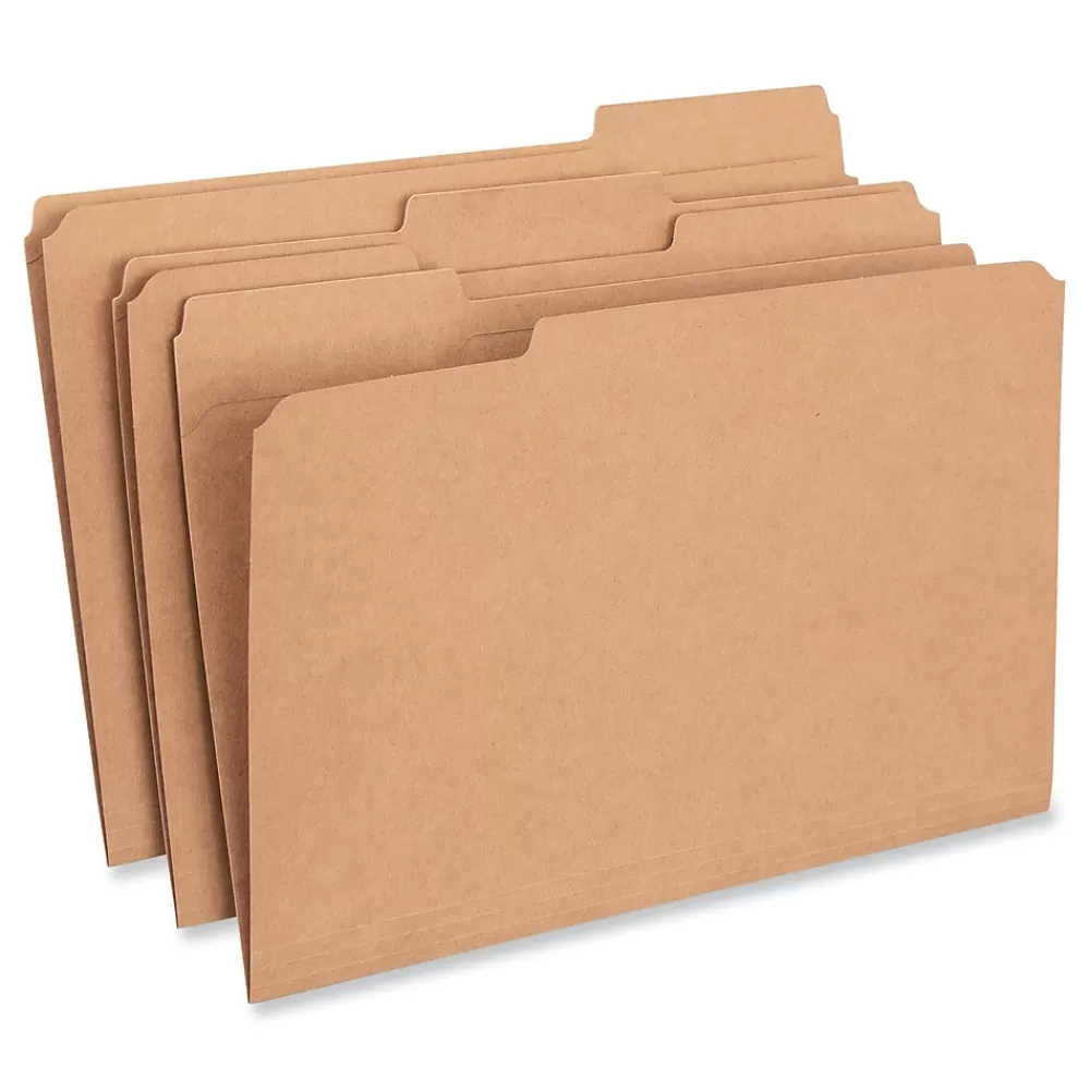 Universal File Folders<File Folder, Legal Size, Kraft, 100/Box (UNV16143)