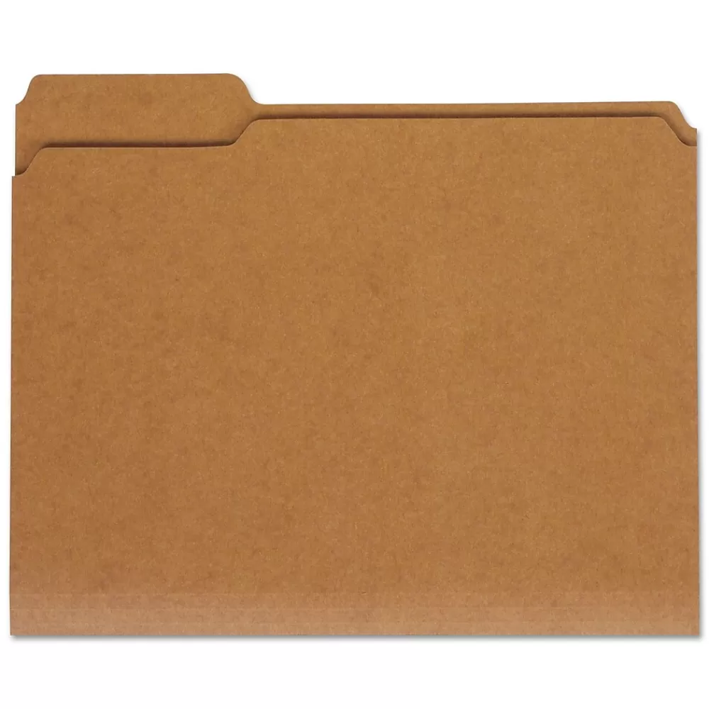 Universal File Folders<File Folder, Letter Size, Kraft, 100/Box (UNV16133)