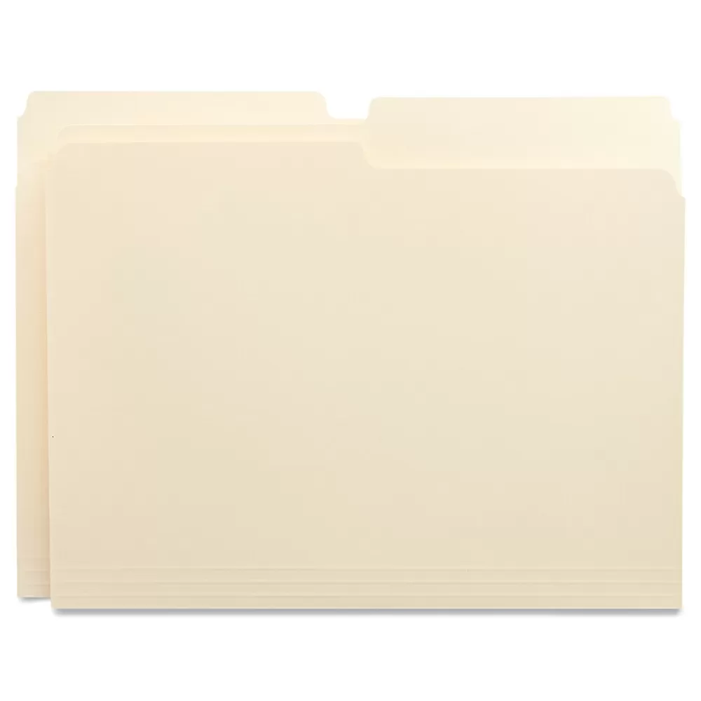 Universal File Folders<File Folder, Letter Size, Manila, 100/Box (UNV12112)
