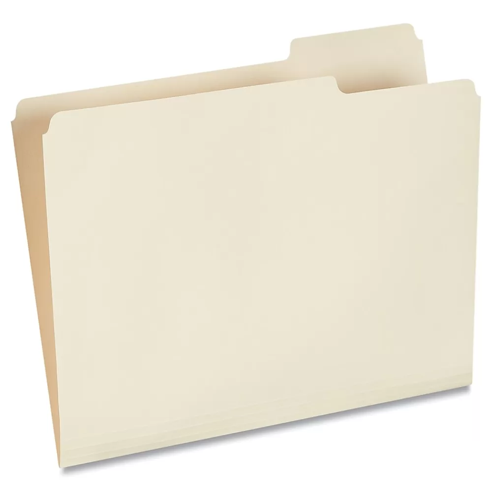 Universal File Folders<File Folder, Letter Size, Manila, 100/Box (UNV12123)
