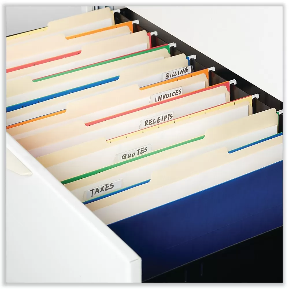Universal Hanging File Folders<Recycled Hanging File Folder, Legal Size, Blue, 25/Box (UNV14216)