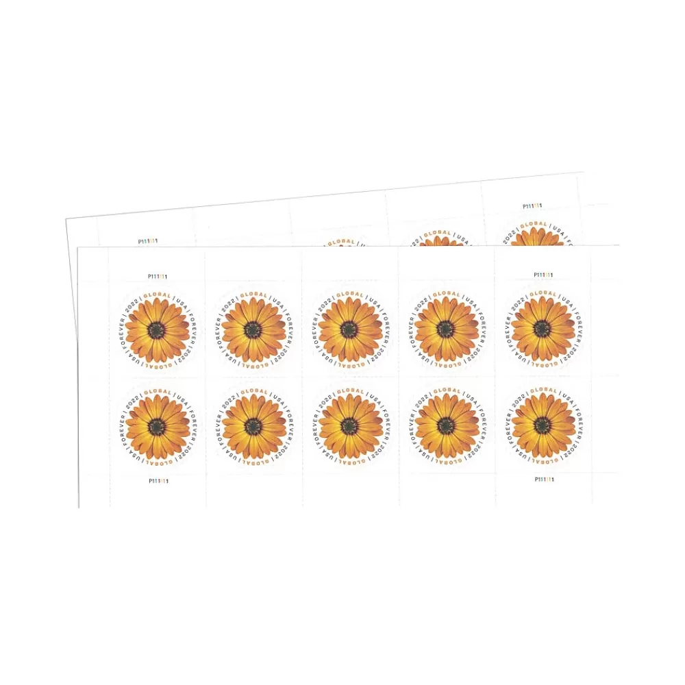 USPS Postage Stamps<Global Forever, 20 Postage Stamps (4EVGLOB)