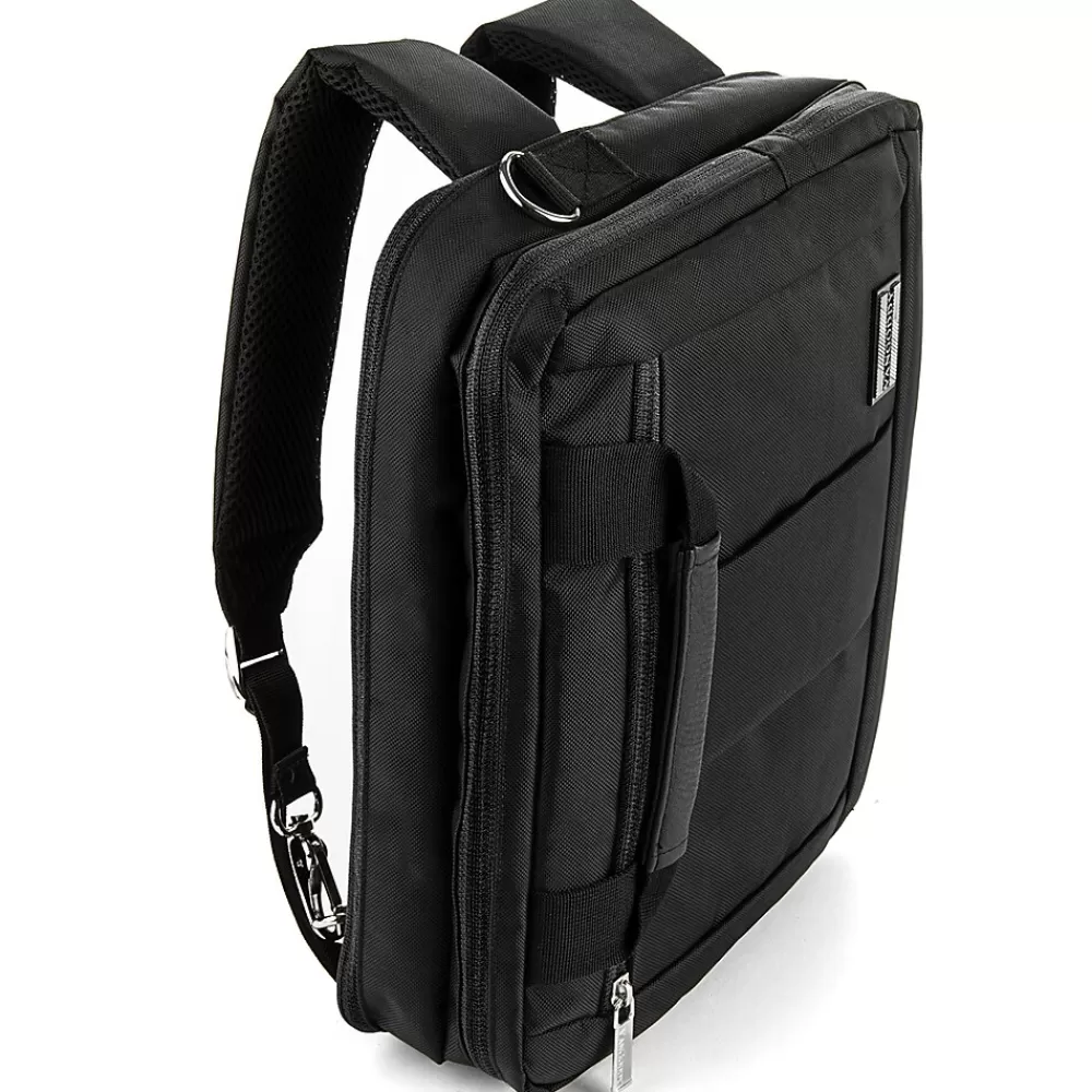 Vangoddy Laptop Bags<15.6" Nylon Water Resistant Laptop Bag, Black (0609465467108)