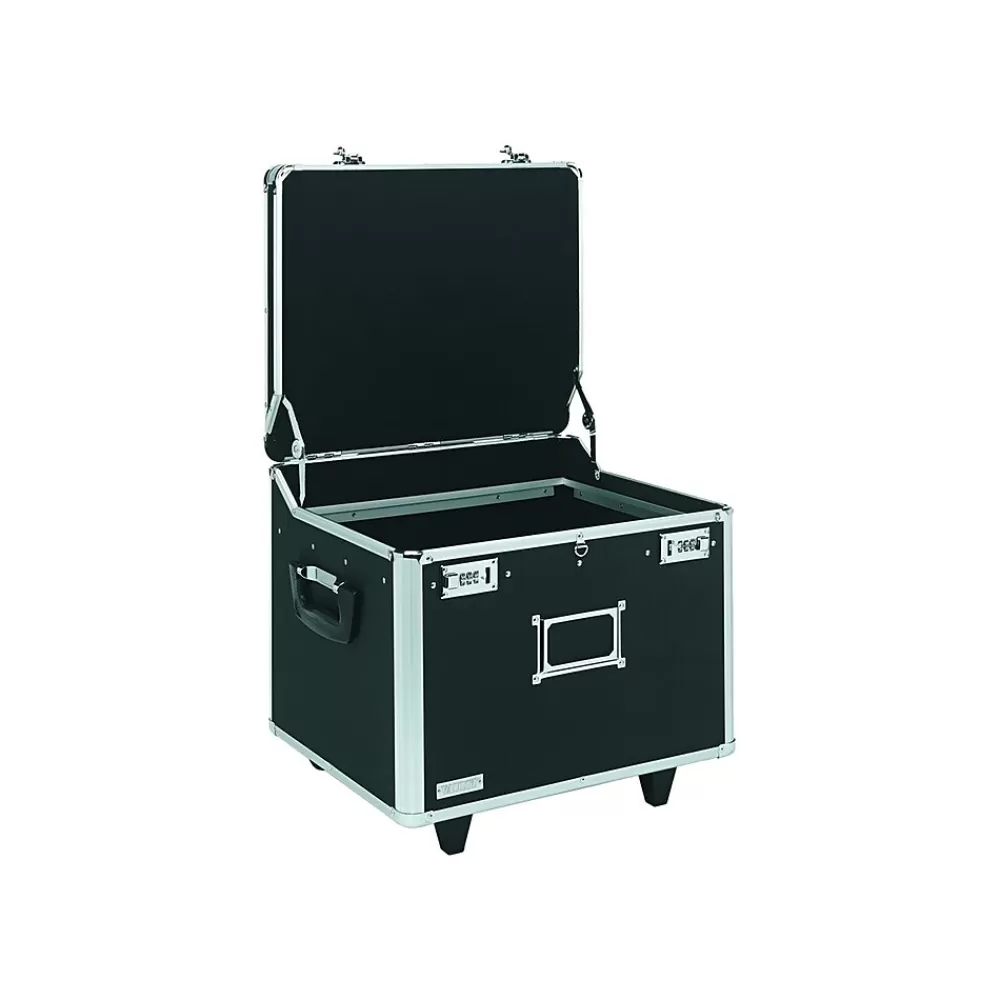 Ideastream File Storage<Vaultz Locking Mobile Chest, Letter/Legal Size, Black (VZ01270)
