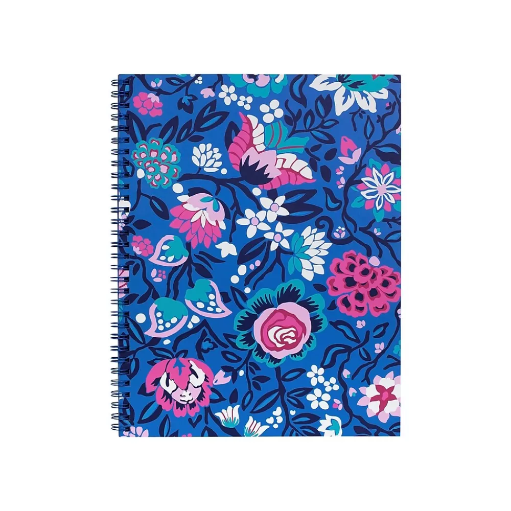 Vera Bradley Composition Notebooks<Bloom Berry Composition Notebooks, 8" x 10.5", College Ruled, 70 Sheets, Blue (218063)