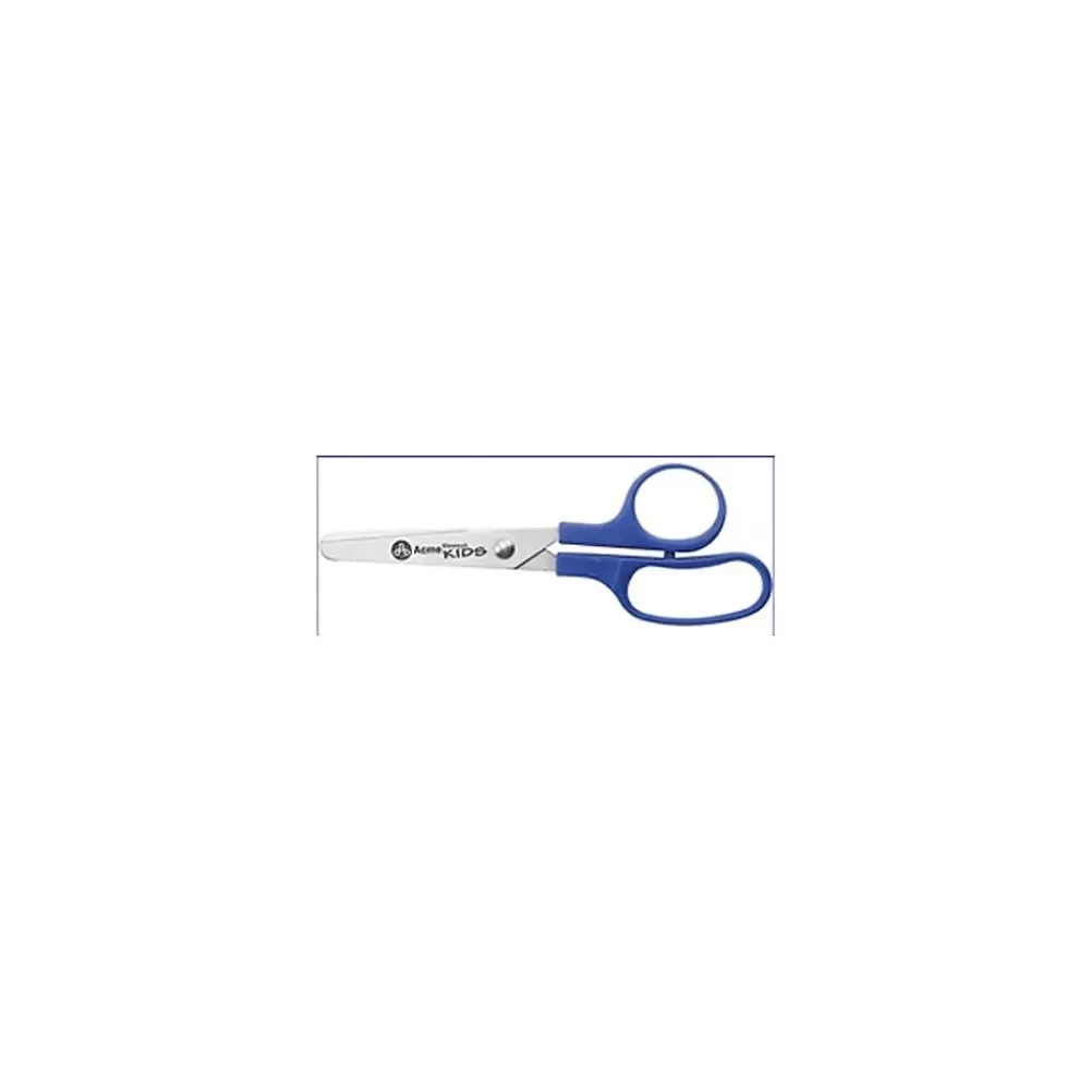 Westcott Scissors<5" Stainless Steel Kid's Scissors, Blunt Tip, Blue, 10/Bundle (ACM42516)