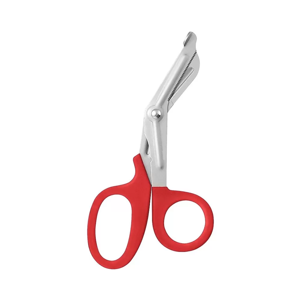 Westcott Scissors<All Purpose 7" Stainless Steel Sewing/Craft Scissors, Blunt Tip, Red (ACM10098)