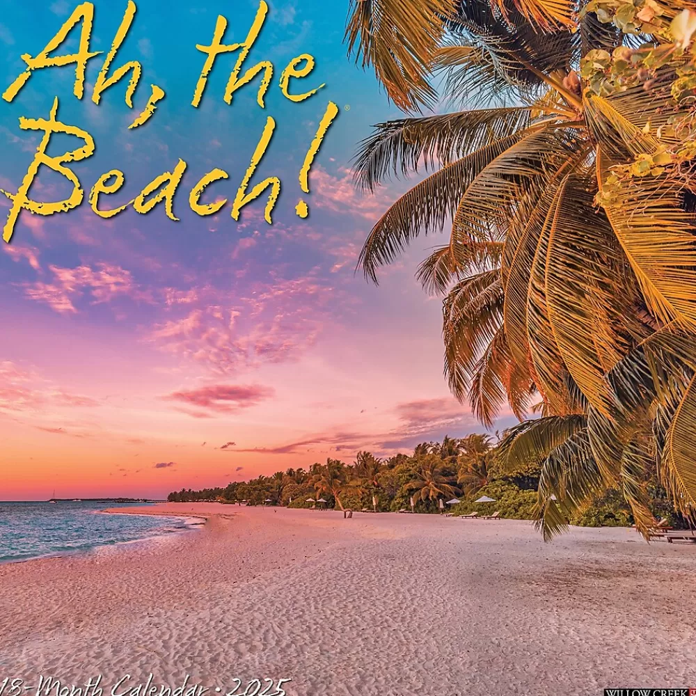 Willow Creek 2025 Calendars<2025 Ah,The Beach! 12" x 12" Monthly Wall Calendar (41246)