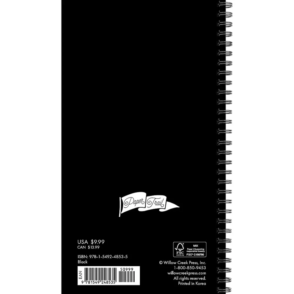 Willow Creek 2025 Planners<2025 Black 3.5" x 6.5" Weekly Planner (48535)